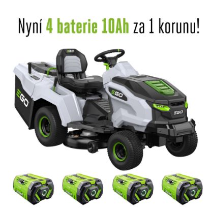 Obrázek SKLADEM - AKU zahradní traktor TR3801E-B - 4x baterie 56V/10Ah v ceně