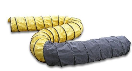 Obrázek Hadice teplovzdušná pružná Nylon 34cm/7,6m 